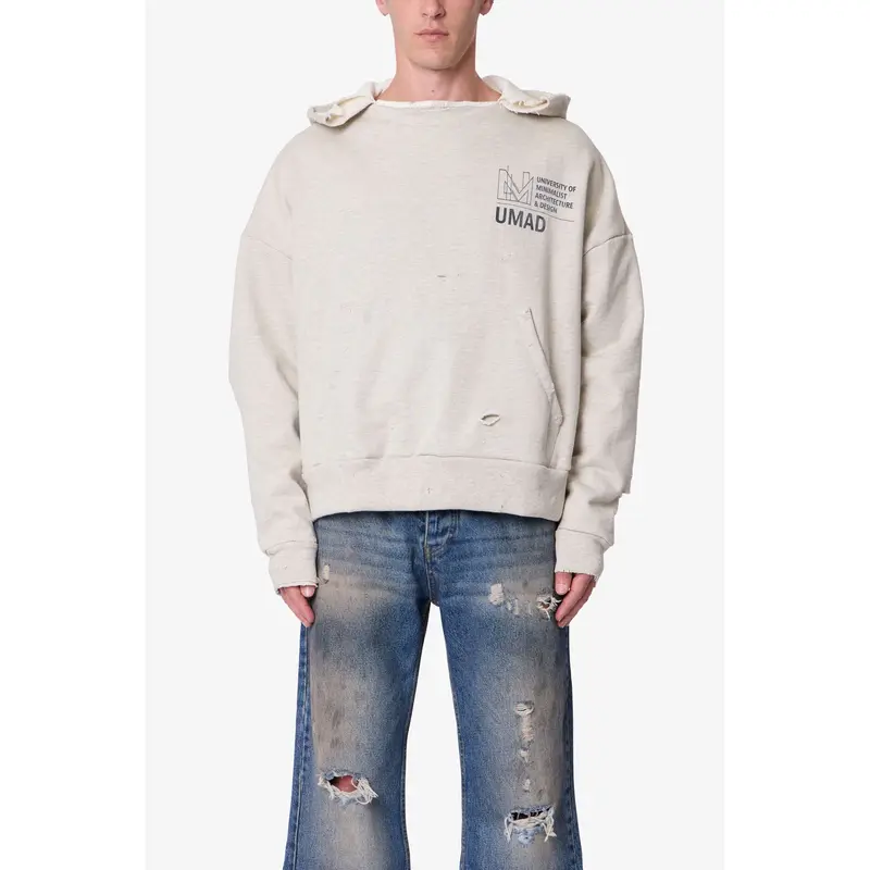 Saint Mxxxxxx x Shermer Academy NYPD Hoodie Vintage Grey (men) by