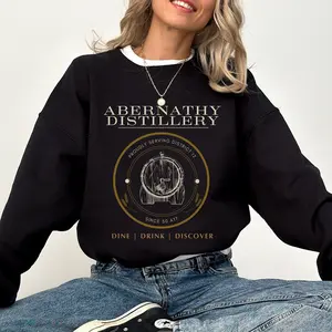 Hunger Games Haymitch Abernathy Distillery T-Shirt, District 12 Crewneck