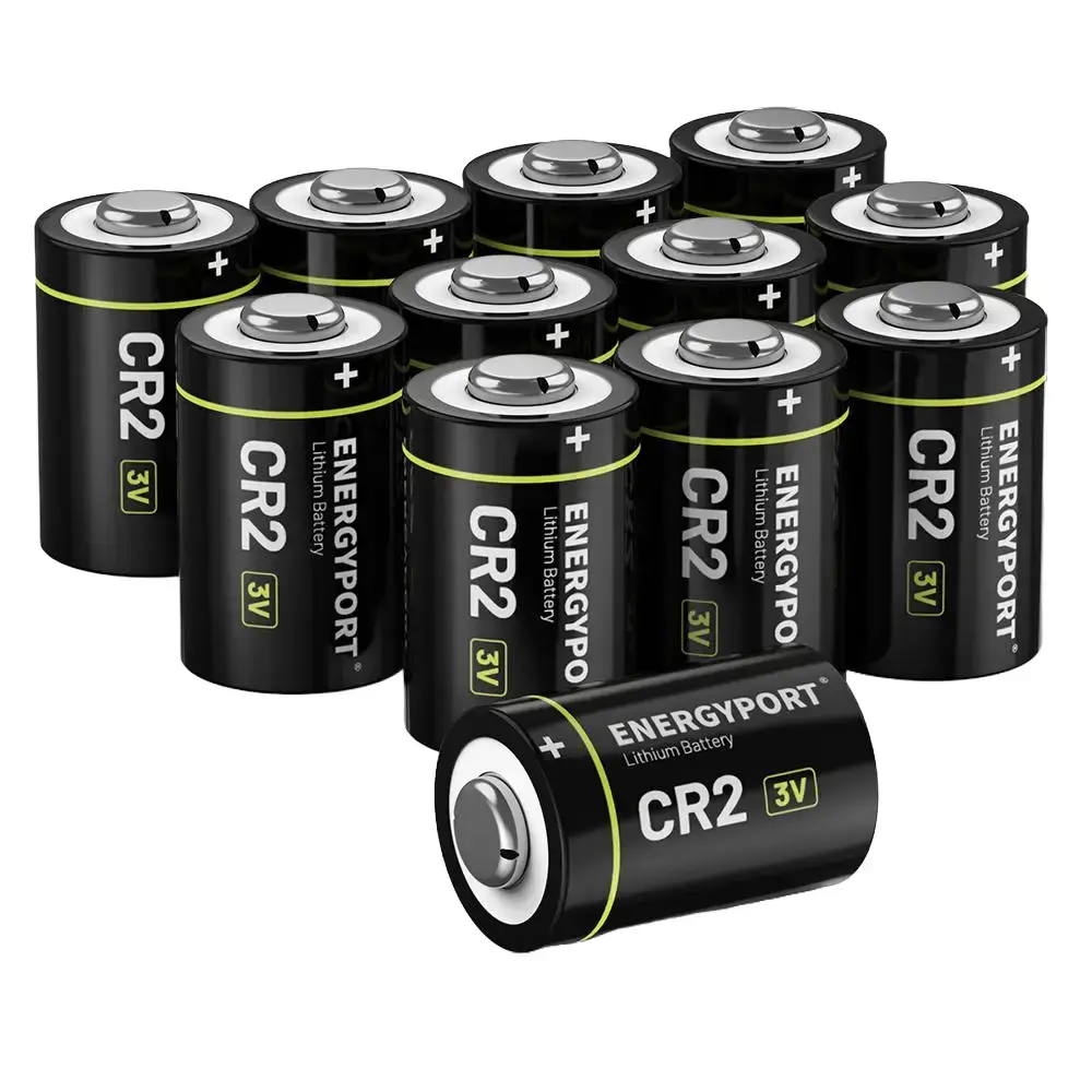 ENERGYPORT CR2 Battery 12 Pack CR2 3V Lithium Batteries 1000mAh   High Capacity, Long Lasting Power for Rangefinder, Video and Photo Cameras, Security Sensors, 10 Years Shelf Life