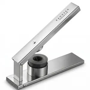 Stainless Steel Chestnut Opener, Manual Nut Cracker and Sheller, Kitchen Tool with Automatic Rebound, Labor-Saving Nut Peeler, Durable Cross-Cut Cutter, Home Food Prep Gadget.