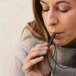 New 2026 Fidget Breathing Pendant Necklace, Stainless Steel Meditation Jewelry for Women, Ideal for Stress Relief, Yoga Practice and Contemporary Style Statements