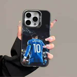 Mbappé IPhone 17 Promax Phone Case Anti Drop Protective Case Suitable For iphone 16 15 14 13 SAMSUNG S25 24 23 22 ULTRA Acrylic Football Phone Case