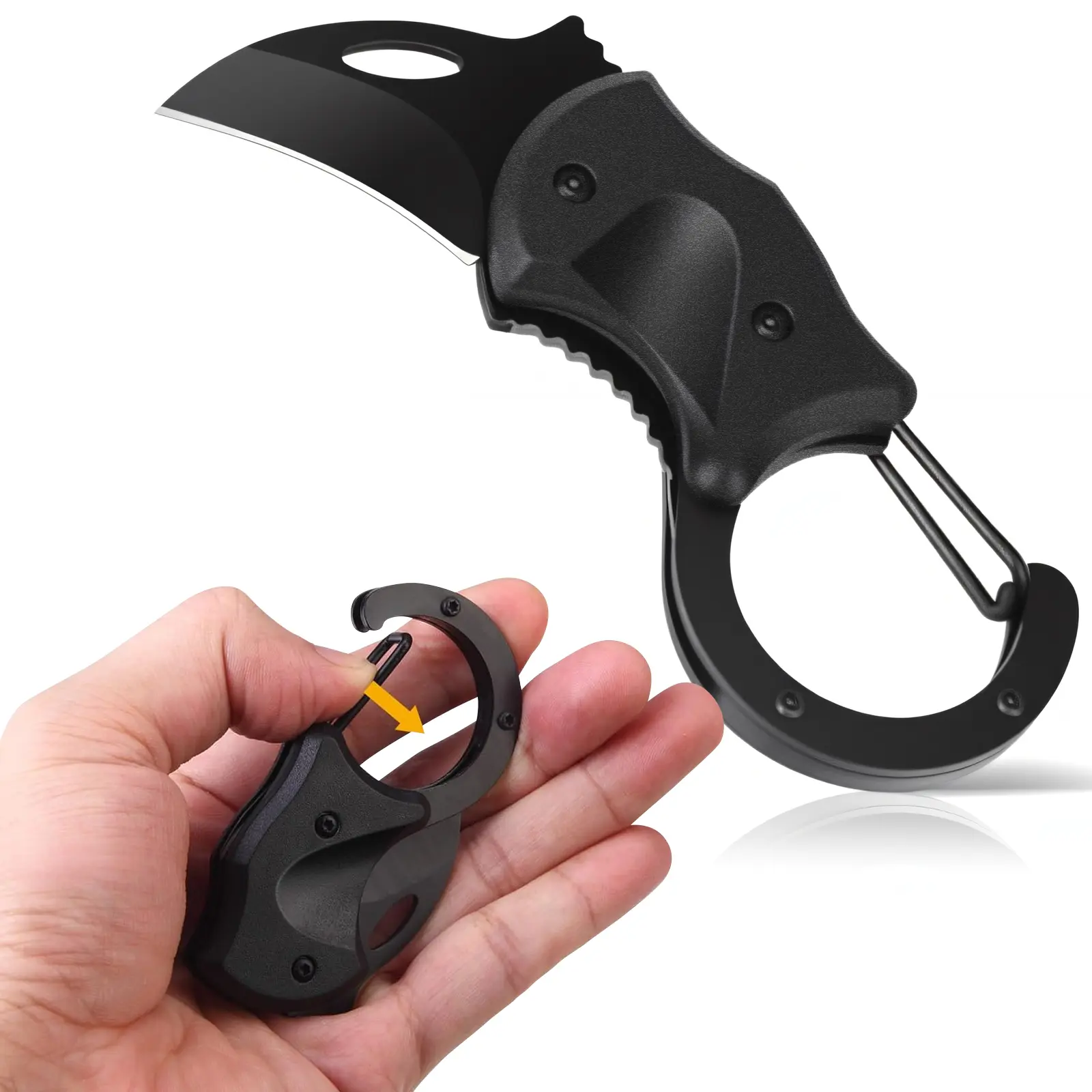 Small Pocket Knife Gift for Men, Keychain Box Cutter with 1.34inch Blade, Mini Folding Knives EDC Gadgets for Everyday Carry, Stocking Stuffers Gift for Adults Men Him Tiny Pocket Knife tiktokshopspringglowup,father'sdaygifts,campingessentials,campinggear