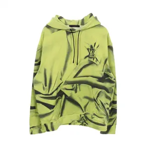 Pre-owned Louis Vuitton Cotton Small Leather Goods Monogram Signature Nylon Hoodie