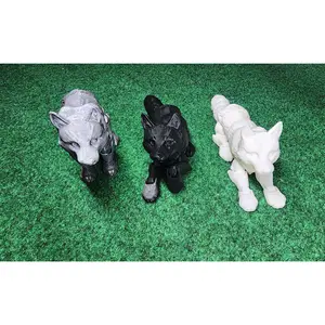 Wolf articulating figurine