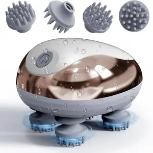 Cordless Head Scalp Massager, Cat Massager, Dog Massager, Waterproof with Multi-Modes Vibration Handheld Portable, Head Scratcher, Hair Growth, Deep Clean, and Stress Relax, Gifts for Family Pets Massager