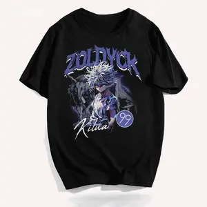 Zoldyck Anime Streetwear Graphic Tee - Killua Manga Shirt