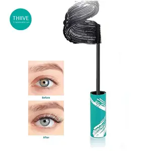 Thiive Mascara – Volumizing & Lengthening Tubing Formula | Smudge-Proof, Curling, Long-Lasting Vegan Lash Makeup Smooth Cosmetic Lightweight Eyelash Salon Intense Black Lash Sensational Mascara mascara volume length tubing mascara mascara long lashes outd