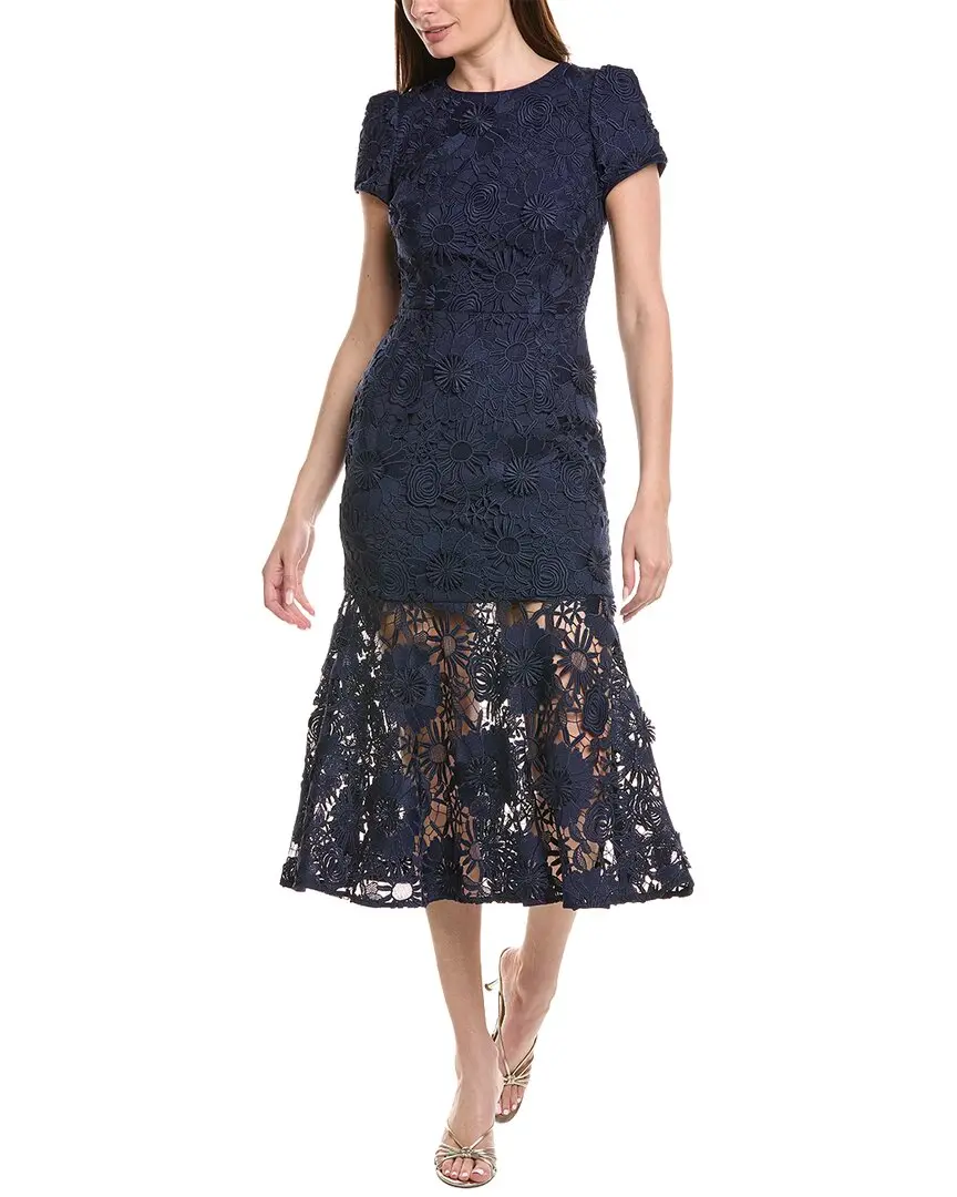 Milly Tahlia Cady Lace Combo Maxi Dress