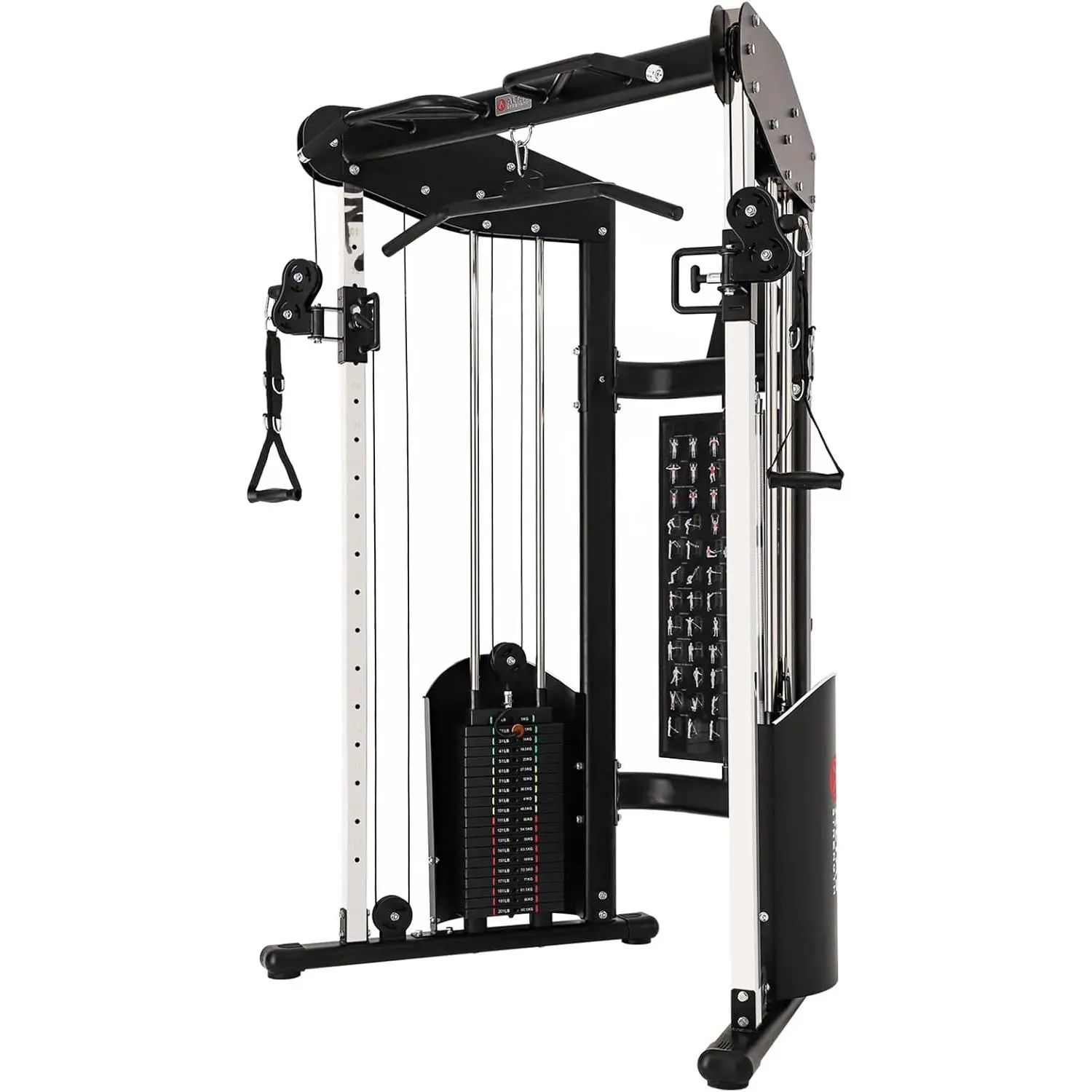 Altas Strength 3073 Functional Trainer Home Gym with Dual 220 lb Stacks | 2:1 pulley system, commercial-grade steel, 90%+ exercise coverage, compact footprint, and smooth cable training.