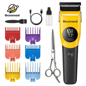 Geoorood Professional 11-in-1 Pet Clipper Grooming Kit – 10W Motor, 3-Speed, 2 Blades & Scissors for Large Dogs, Poodles, Golden Retrievers