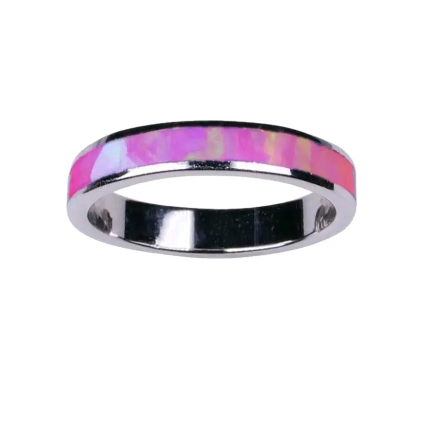 Pink Opal Sterling Silver Toe Ring Pink Opal Sterling Silver Toe Ring