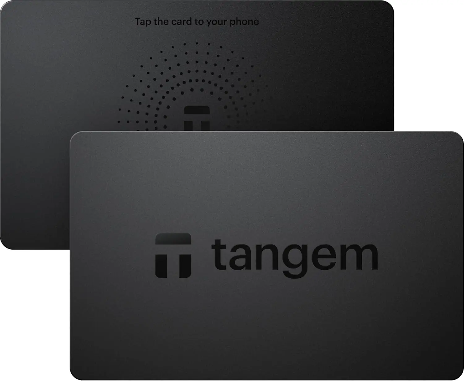 Tangem NFC Hardware Wallet — 2 Cards, Offline Crypto Storage, Black Tangem NFC Hardware Wallet — 2 Cards, Offline Crypto Storage, Black