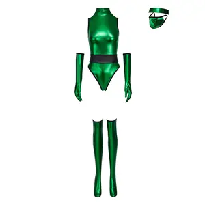 Mortal Kombat Sub-Zero Lady Green Cosplay Costume Outfit – Premium 0.285+0.1kg Costume for Fans & Collectors