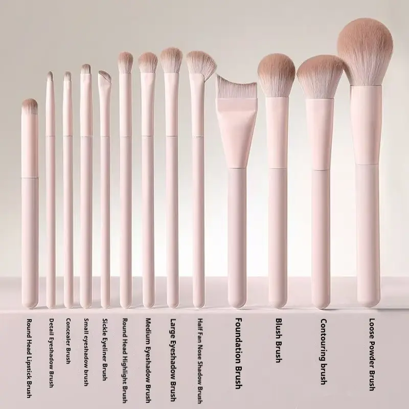 Eye Makeup Brush Set 13pcs, Soft Synthetic Bristles Professional Eye Brush for Eyeshadow, Eyebrow, Eyeliner, Blending