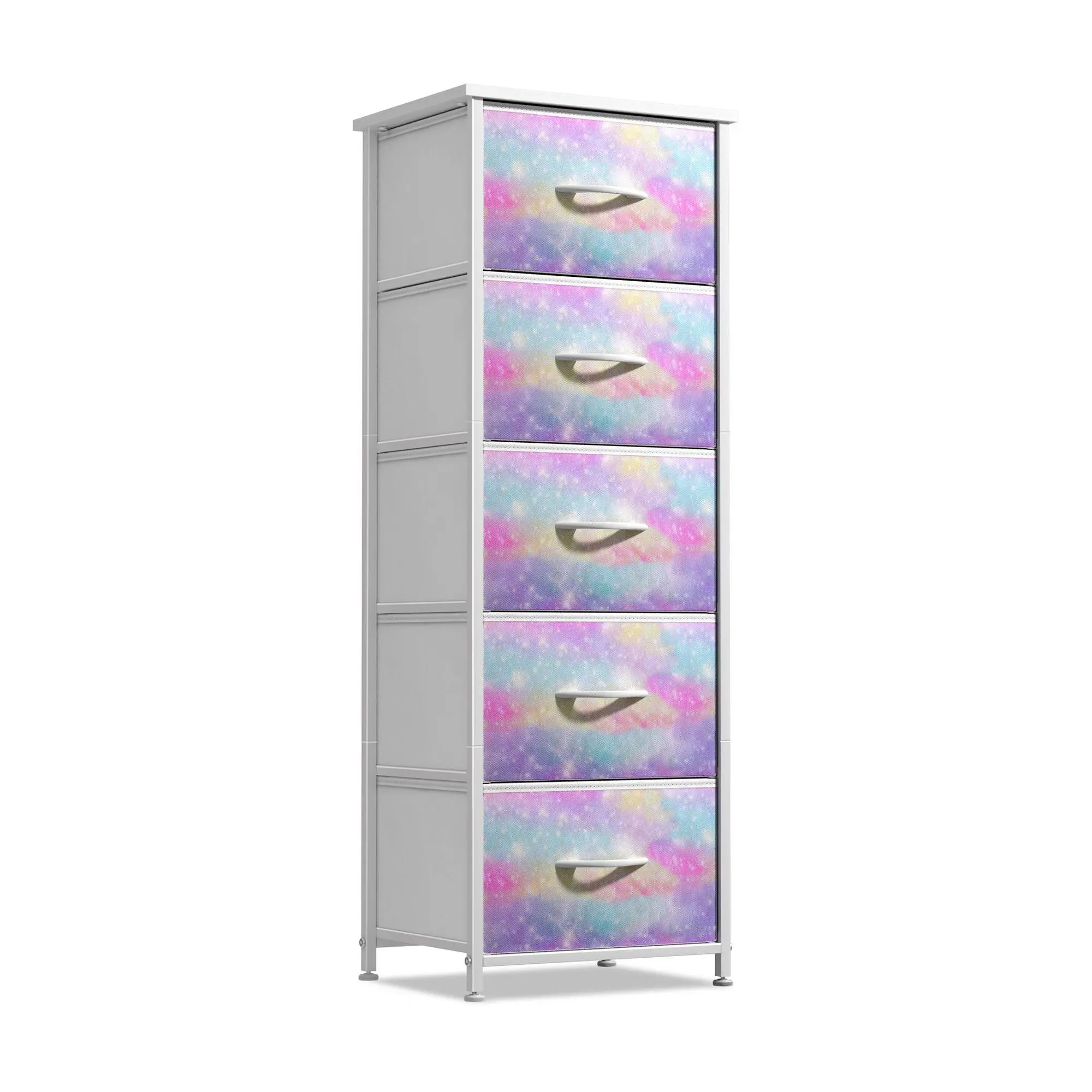 Sorbus Tall Dresser with 5 Drawers
