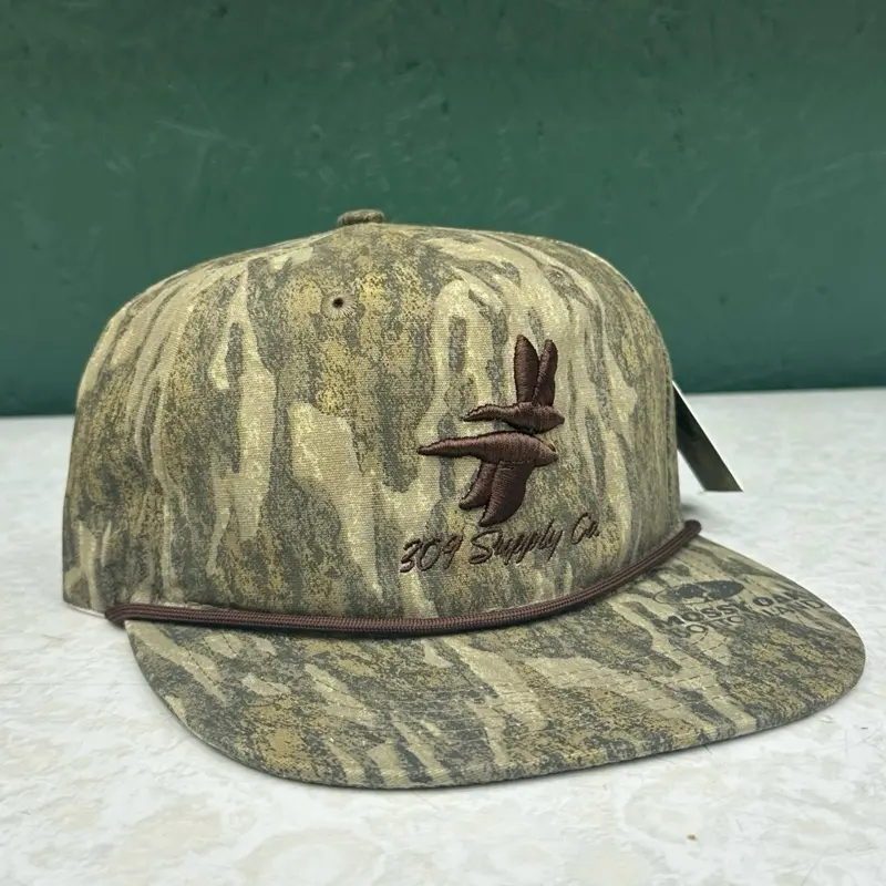 Shop 309 Double Shot Hat with 3D Embroidered Duck Logo and 309 Supply Co. Text