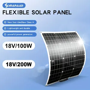 New Solar Panel Kit Long Lasting Flexible Solar Panel Panel Charge Controllers and Accessories