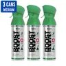 Boost Oxygen® Portable Supplemental Oxygen Respiratory Aid, Discounted 3-Pack, Medium Size, Natural or Aromatic Options