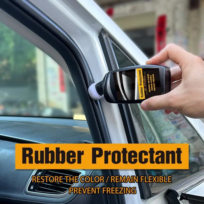 Car Sealant Maintenance Agent, Automotive Rubber Sealing Strip Care, Rubber Protectant, Noise Reduction Waterproof, 1 Bottle Pack