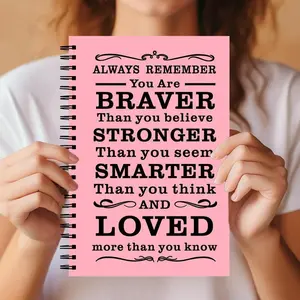 Spiral Notebook Journal, 2 Pcs Hardcover Spiral Notebooks, College Ruled A5 Notebooks for Work & School, Lined Journal for Women