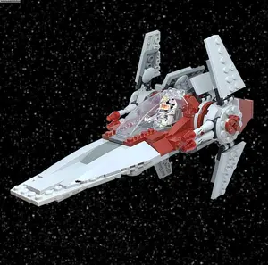 Republic V-Wing Clone Starfighter Star Clone Wars Building Set with Clone Pilot Minifigure