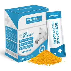 Horse Calming Support Powder Helps Maintain Relaxed Behavior & Focus Equine Taurine & Magnesium Blend 15-Day Supply