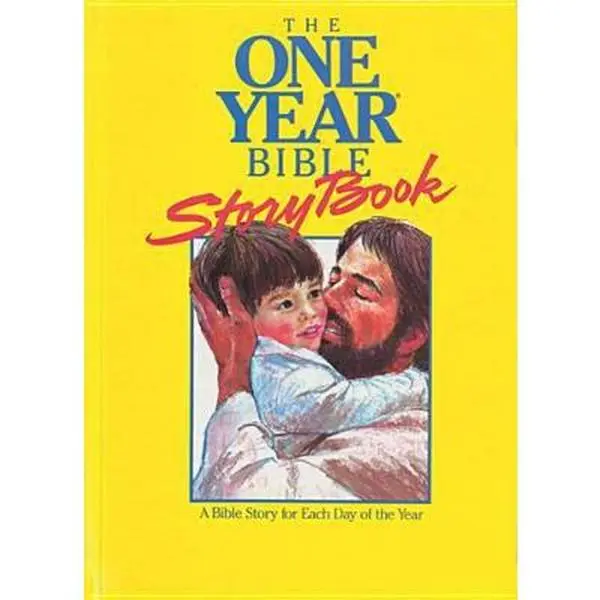 USED Book - The One Year Bible Story Book by Virginia Muir (Hardcover) - english