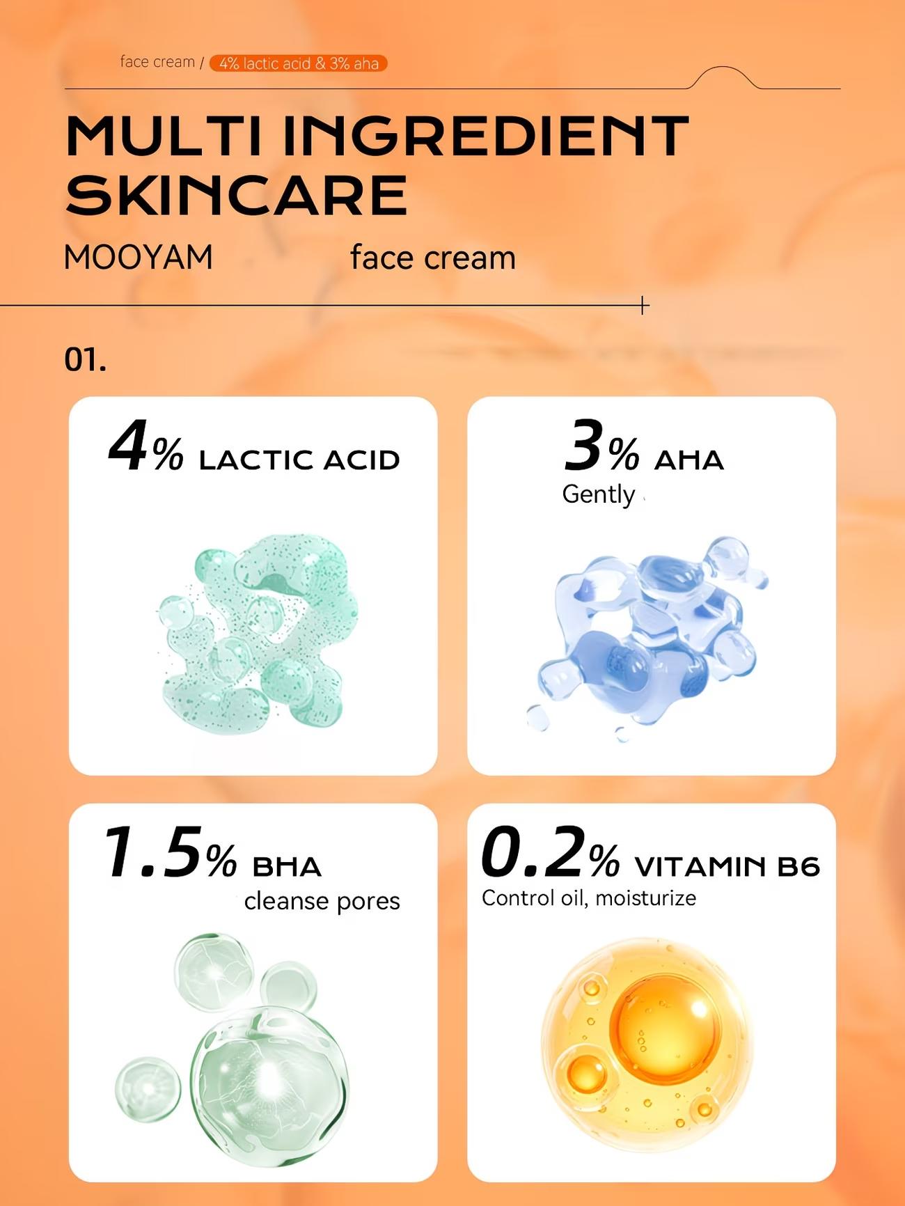 MOOYAM Herbal Acne Cream (100g) — Spot-Removing & Skin-Clarifying Skincare Solution | Hydrating & Moisturizing | Pore Refining | Oil Control & Acne Treatment