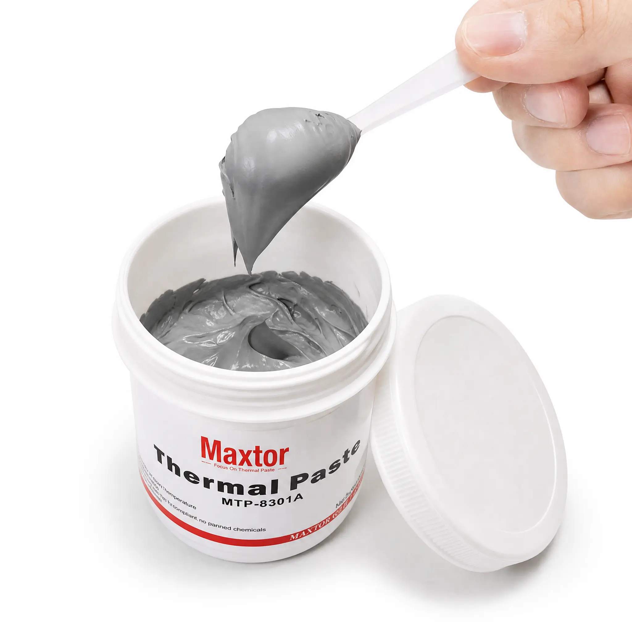 Maxtor MTP-8301A Silicone Thermal Paste, 200g Industrial-Grade CPU Thermal Paste Replacement for CPU, GPU, Chip Heat Transfer – Compatible with Laptops, Gaming PCs, Heatsinks