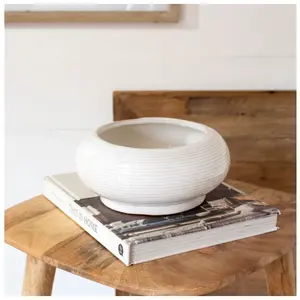 Footed Ceramic Bowl