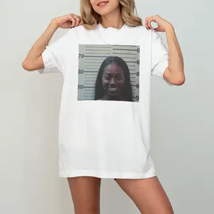 Flo Milli Mugshot Shirt 2, Flo Milli Tshirt, Flo Milli Tour Shirt, Flo Mili Shirt Casual Cotton