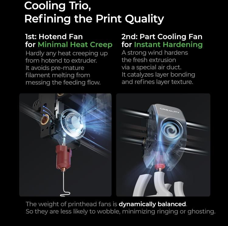 Creality K1C 3D Printer - Advanced Core XY, up to 600mm/s - High-Speed Printing with Clog-free Extruder Kit and AI Camera