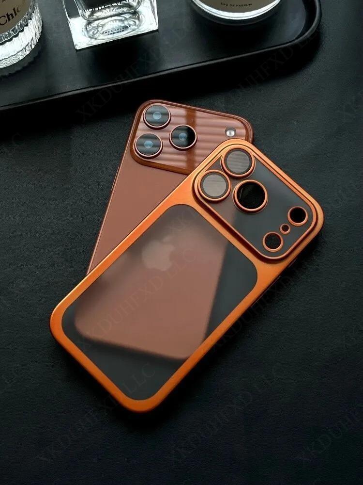 UV Coating Nano Matte Translucent Hard PC Case for iPhone 17 Air 16 pro max cases 15 13 12 11 Pro Max Ultra Thin Plating Frosted Bumper Cover