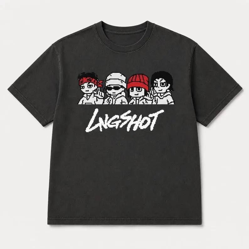LNGSHOT Kpop Graphics T-shirt, Lngshot Shirt, Lngshot Moonwalkin Shirt, Lngshot Backseat Shirt, Lngshot Kpop Members Tee
