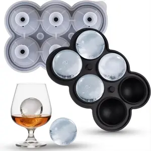 Summer large ice cube mold, ice cube shape making, DIY mold, easy to clean. Silicone ice cube mold