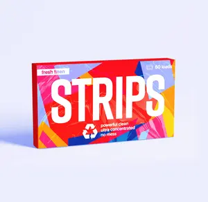 STRIPS Laundry Detergent Sheets – 60 Loads, Plastic-Free, Ultra Compact, Hypoallergenic & Travel-Friendly | 60 Loads (30 Ct) – Powerful Eco Cleaning for Sensitive Skin – No Mess, No Jugs, No Harsh Chemicals Household