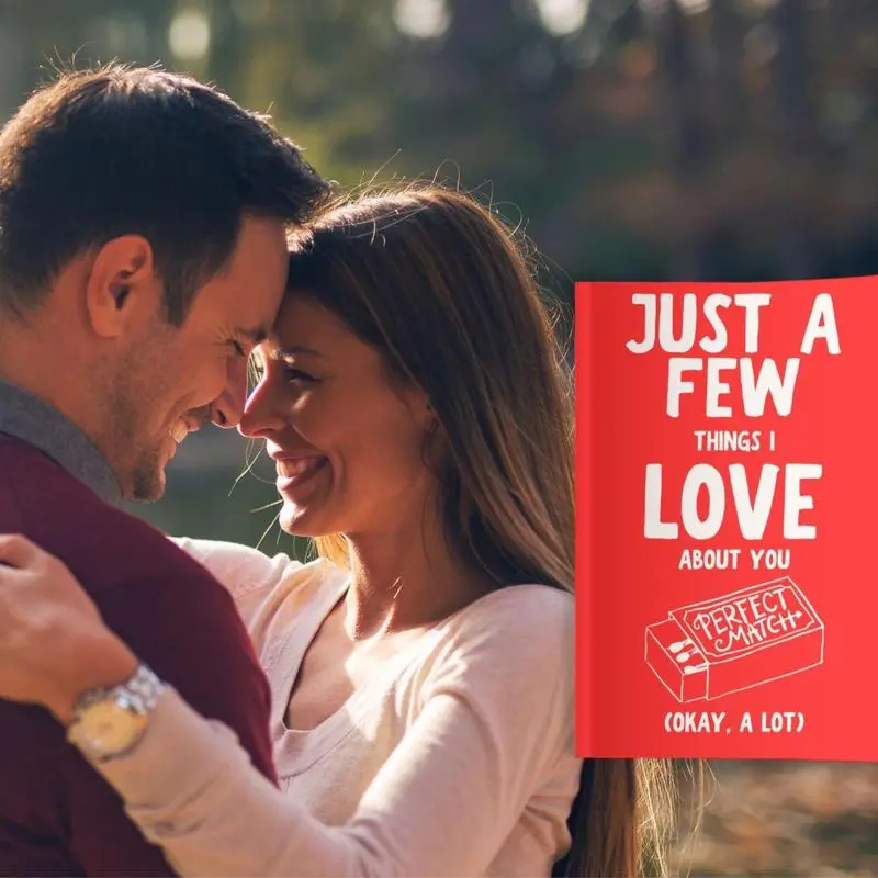 Just A Few Things I Love About You (Okay, A Lot) Romantic Couples Fill-In-The-Blank Gift Book. Love Letter Gift for Valentines Day, Anniversary