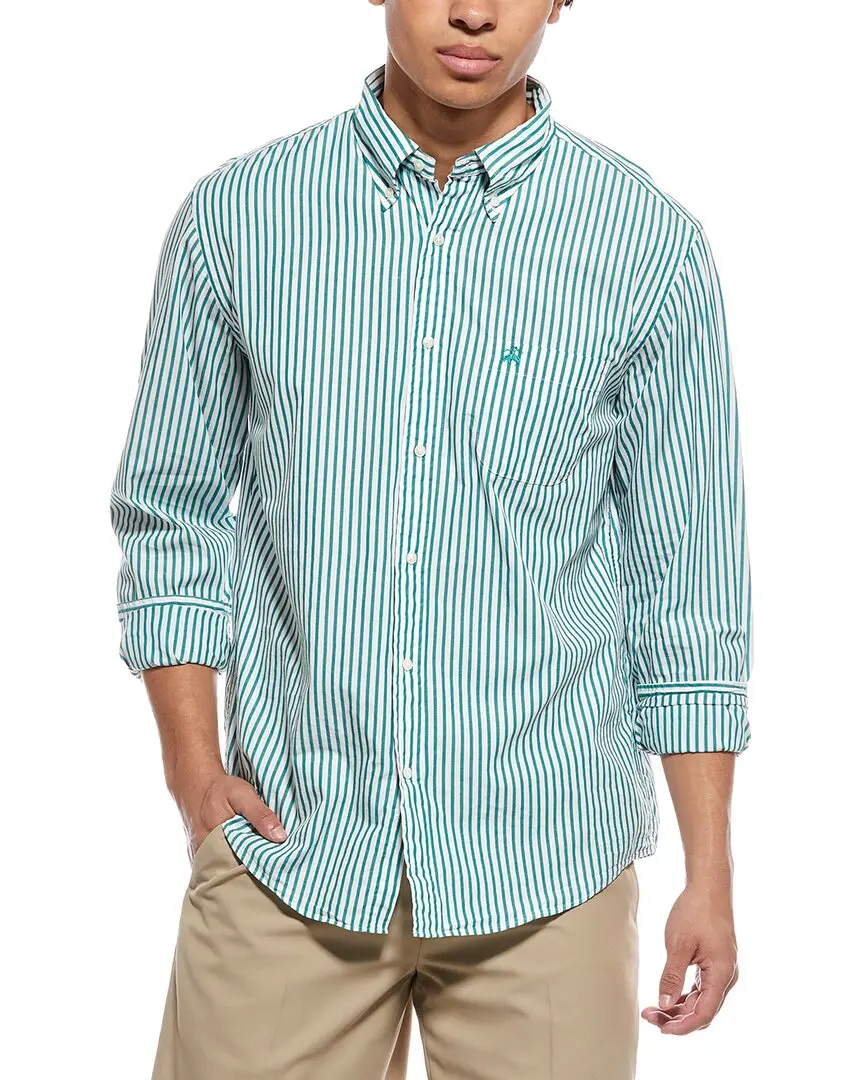 Brooks Brothers Friday Poplin Stripe Shirt
