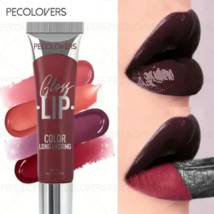 Long-Lasting Tattoo Lip Gloss, Peel-Off Waterproof Cup-Stain-Free Glossy Moisturizing Liquid Lipstick, Makeup, Nourishing for All Skin Types, Ideal for Valentine's Day, Birthdays and Other Holiday Gifts