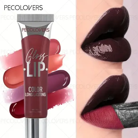 Long-Lasting Tattoo Lip Gloss, Lip Polish, Peel-Off Waterproof Cup-Stain-Free Glossy Moisturizing Liquid Lipstick, Lip Products Makeup, Nourishing for All Skin Types, Ideal for Valentine's Day, Birthdays and Other Holiday Gifts