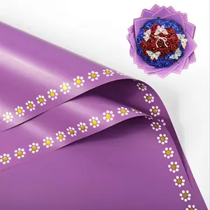 20 Sheet Flower Wrapping Paper -  Floral Bouquet Wrapping Paper,for Wedding Birthday  DIY  Packaging Material Florist Supplies