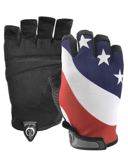 USA Flag Gloves (1/2 Finger)