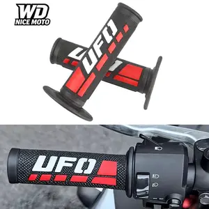 Wd Nice Moto Universal Motorcycle Handlebar Grips, 7/8" 22 24mm, for Honda Yamaha, Dirt Pit Bicycle, Racing Motocross Gel Rubber