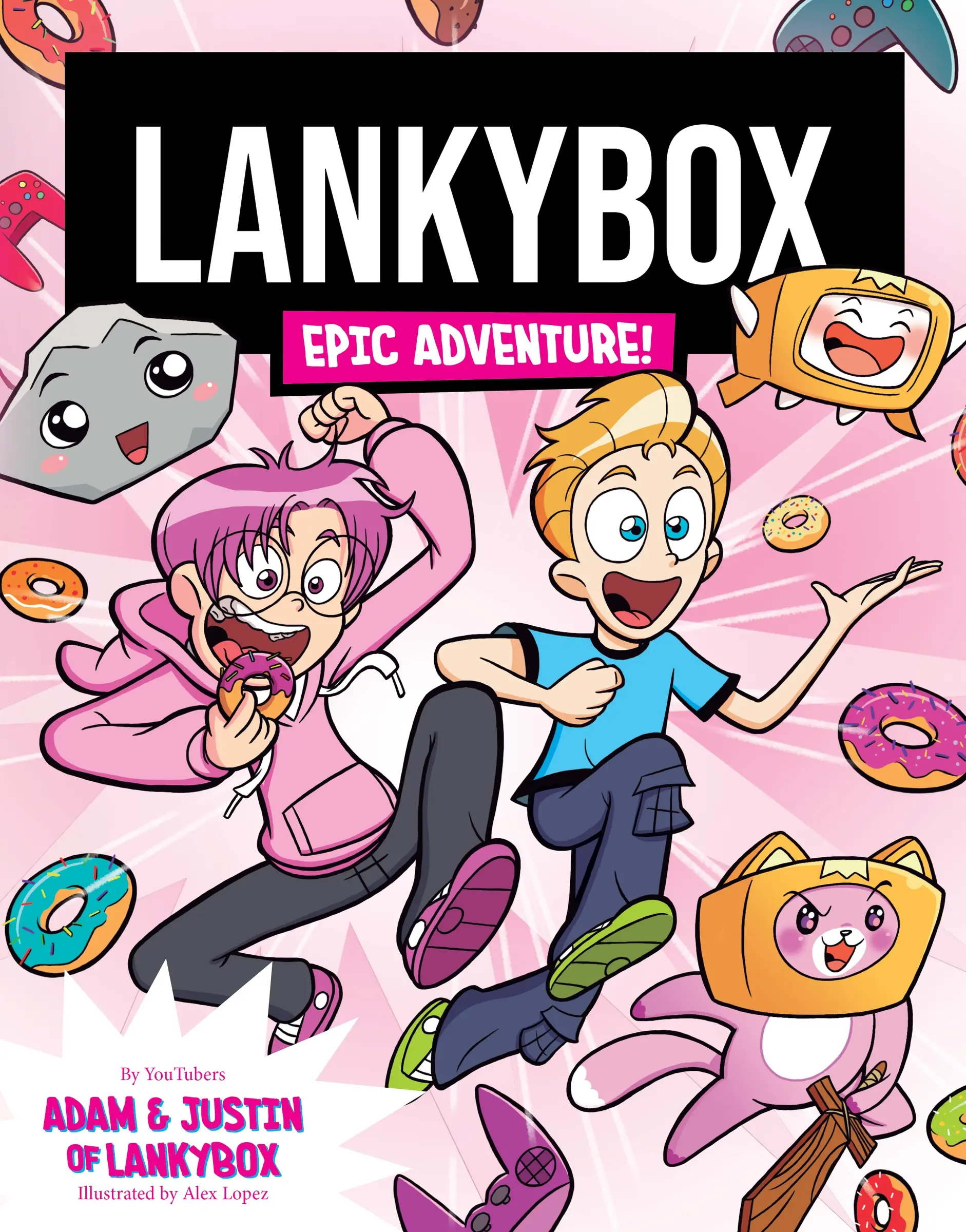 LankyBox: Epic Adventure!: A Graphic Novel by Lankybox||Alex Lopez [Hardback Book]