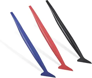 3 Pack Car Groove Tint Tool Set, Vinyl Wrap Tool Kit for Car, 3 in 1 Flexible Vinyl Applicator Tool.