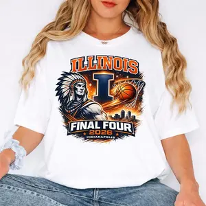 Illinois Final Four 2026 Shirt, Indianapolis March Madness Tee, Indianapolis Basketball Fan Tee, Illini Basketball Shirt