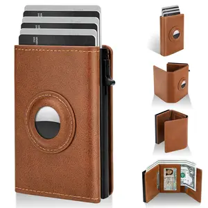 Slim Minimalist Wallet for Men - RFID Blocking Leather Credit Card Holder Wallet, 7-9 Cards & Cash Slot for Work & Daily Use, Birthday Gifts for Men