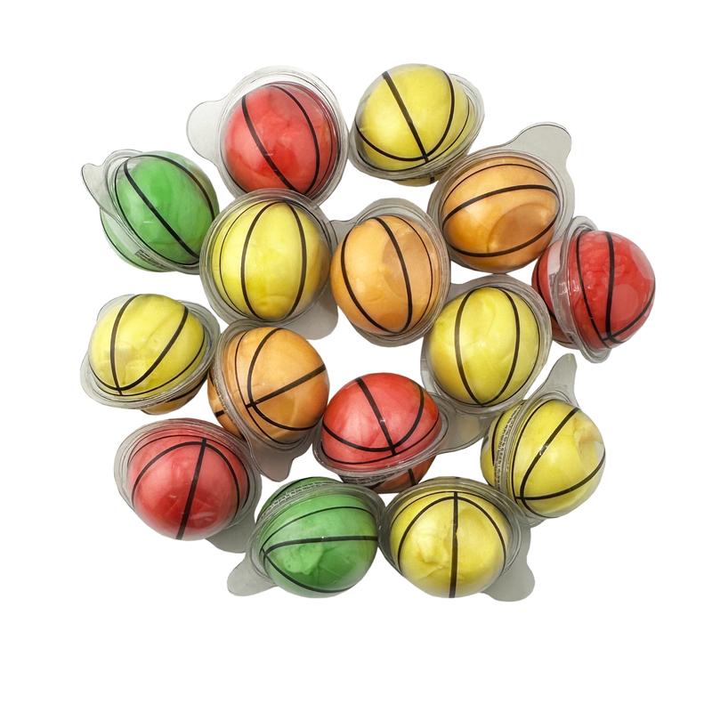 BASKETBALL BALL JELLY FILLED GUMMIES 20 PIECES Soft Snack Candy
