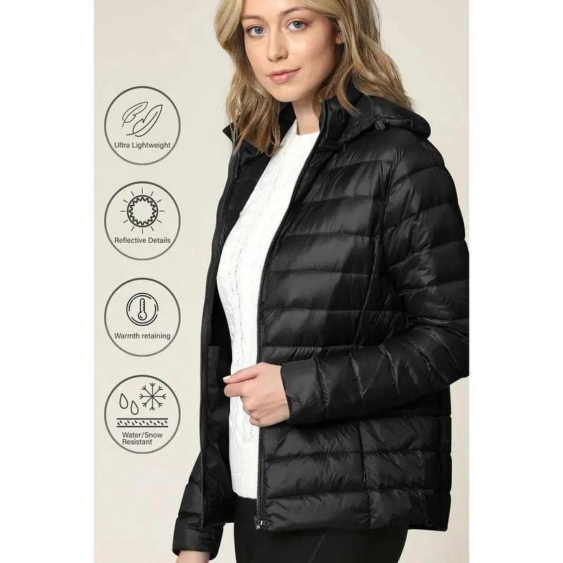 Women's Essential Ultra Light Weight Packable Down Jacket Women's Essential Ultra Light Weight Packable Down Jacket